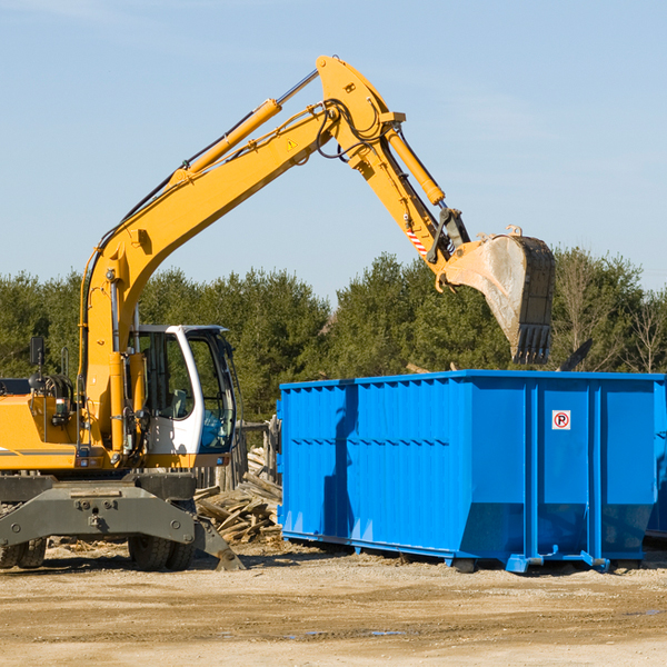 can i rent a residential dumpster for a construction project in Alma